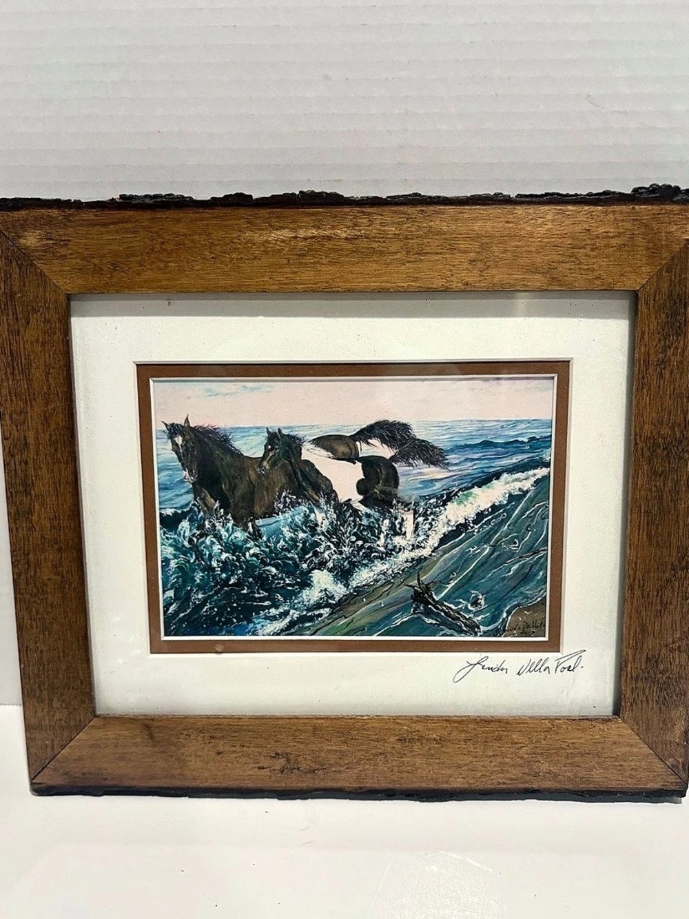 Linda K. Della Poali Framed Horse Print